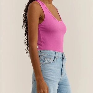 Z Supply Vibrant Pink Tank Top